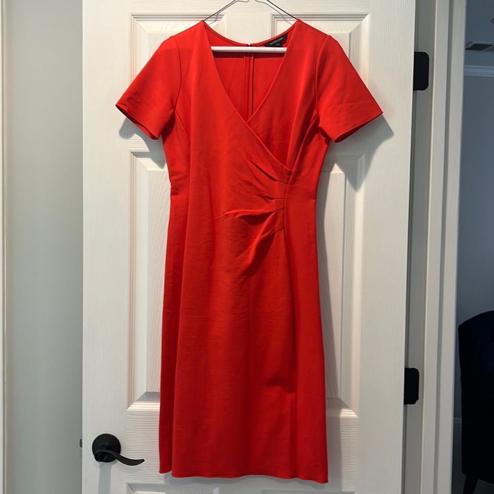 Land’s End dress, size 4, orange / fiery red.
